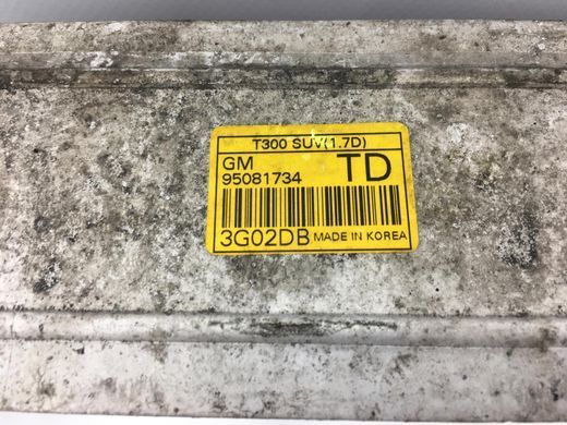 Радіатор інтеркулера CHEVROLET TRAX U200 2013-2016 95081734, 95081734, A