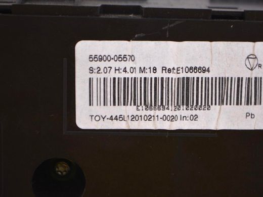 Блок управления печкой/климатконтролем TOYOTA AVENSIS T27 2012-2015 55900-05570, 55900-05570, A