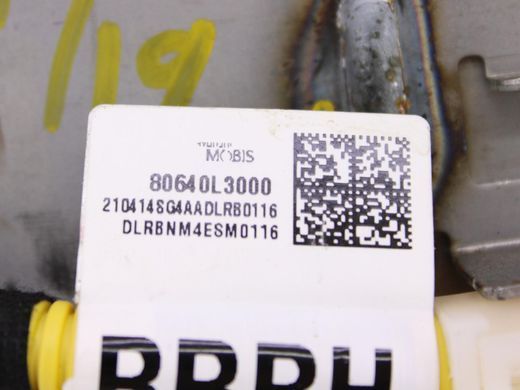 Подушка безпеки задня права KIA K5 DL3 2019-2023 80640-L3000, 80640-L3000, A
