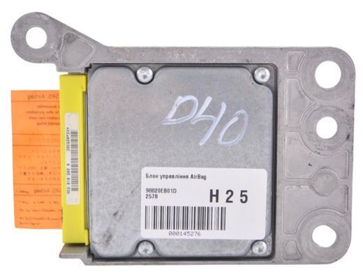 Блок управления AirBag NISSAN NAVARA D40 2005-2010 98820EB01D, 98820EB01D, A