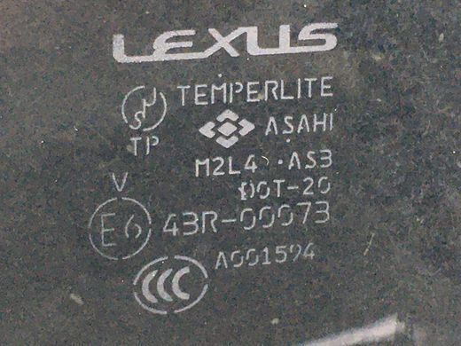 Скло дверей заднє ліве LEXUS RX 400H 2003-2009 68104-48110, 68104-48110, A
