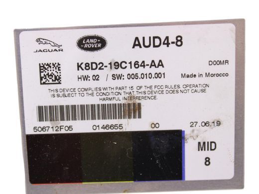 Аудиоусилитель LAND ROVER DISCOVERY SPORT L550 2019- K8D219C164AA, K8D219C164AA, A