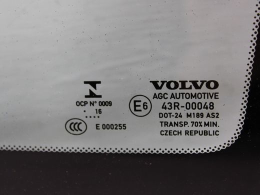 Стекло в кузов заднее правое VOLVO S90 SPA 2016-2020 (31108784) 31385505, 31385505, A