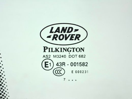 Скло дверей заднє праве LAND ROVER FREELANDER 2 L359 2006-2010 CVB500260, CVB500260, A