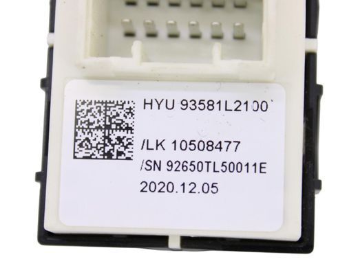Кнопка включения мотора стеклоподъемника задняя левая правая KIA K5 DL3 2019-2023 93581-L2100, 93581-L2100, A