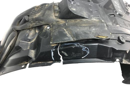 Підкрилок передній правий NISSAN NAVARA D40 2005-2010 (дефект, 638403X30A) 63840EB300, 63840EB300, B