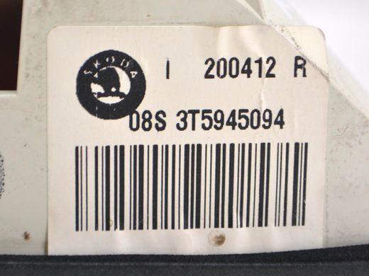 Ліхтар стоп задній правий внутрішній SKODA SUPERB 3T 2008&ndash;2013 3T5945094, 3T5945094, A