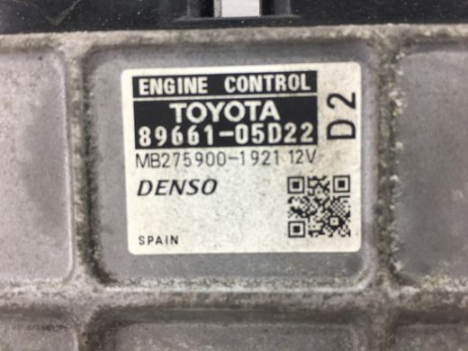 Блок управления двигателем TOYOTA AVENSIS T27 2009-2011 89661-05D22, 89661-05D22, A