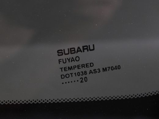 Стекло в кузов заднее правое SUBARU ASCENT 2018-2022 65209XC00A, 65209XC00A, A