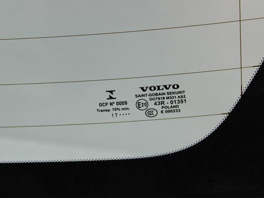 Стекло крышки багажника VOLVO V60 Y20 2013-2018 31385403, 31385403, A