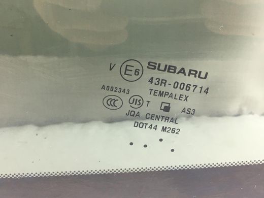 Скло в кузов заднє ліве SUBARU FORESTER S13 2014-2018 65209SG071, 65209SG071, A