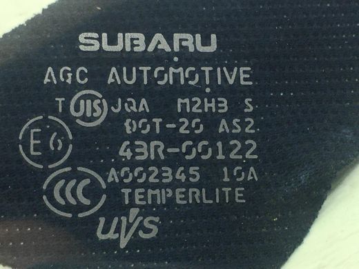 Скло в кузов заднє ліве SUBARU IMPREZA GP 2011-2015 65209FJ010, 65209FJ010, A