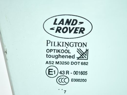 Стекло двери переднее правое LAND ROVER RANGE ROVER SPORT L320 2005-2009 CUB500141, CUB500141, B