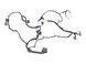 Проводка дверей задня права LAND ROVER DISCOVERY SPORT L550 2014-2019 (LR067147) FK7214632, FK7214632, A