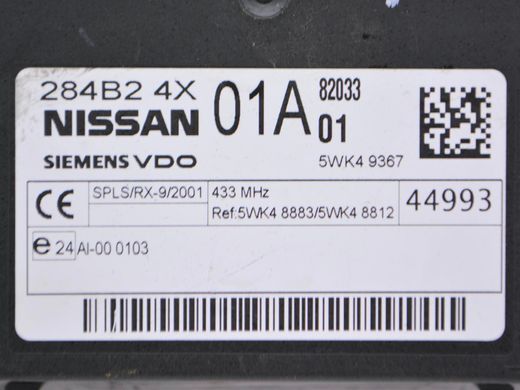 Блок комфорту NISSAN NAVARA D40 2005-2010 284B24X01A, 284B24X01A, A