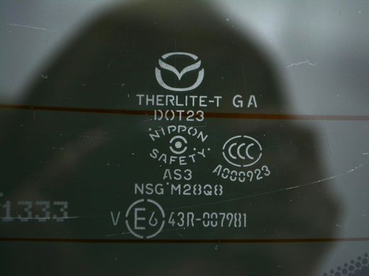 Скло кришки багажника MAZDA CX-5 KE 2012-2015 KD35-63-930B, KD35-63-930B, B
