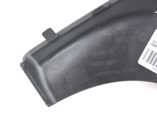 Накладка бампера задня ліва BMW X3 E83 2006-2010 51123400997, 51123400997, B