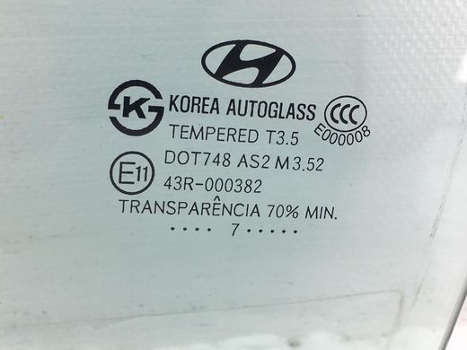 Стекло двери заднее левое HYUNDAI SANTA FE CM 2006-2009 83417-2B020, 83417-2B020, A