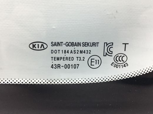 Скло в кузов переднє ліве KIA CARENS 2012-2019 86180-A4100, 86180-A4100, A