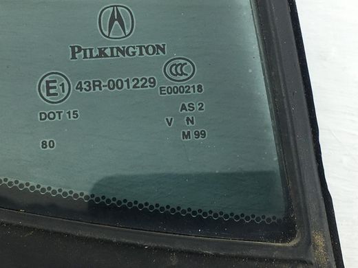 Стекло двери заднее правое ACURA TLX 2014-2018 73405-TZ3-A01, 73405-TZ3-A01, A