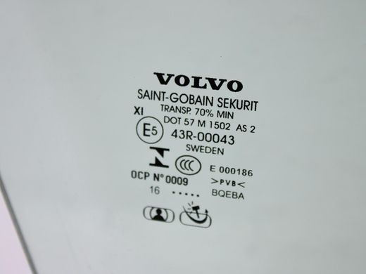 Стекло двери переднее правое VOLVO S90 SPA 2016-2020 32368728, 32368728, A