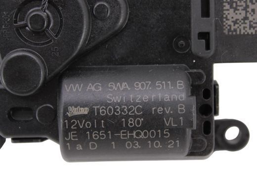Привід заслінки пічки AUDI Q3 F3 2018-2025 5WA907511B, 5WA907511B, A