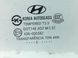 Скло дверей заднє праве HYUNDAI SANTA FE CM 2006-2009 83427-2B000, 83427-2B000, A