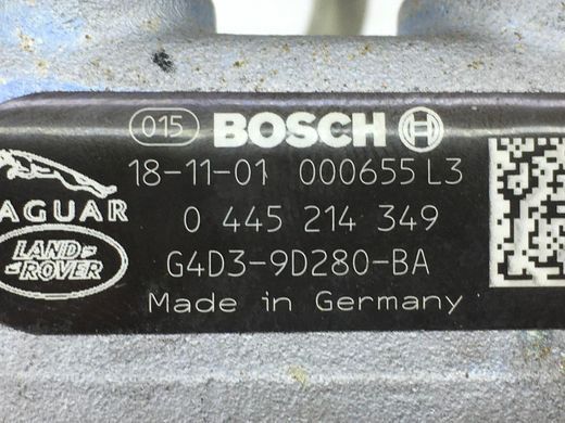 Паливна рампа LAND ROVER RANGE ROVER EVOQUE L551 2018- (0445214349) G4D39D280BA, G4D39D280BA, A