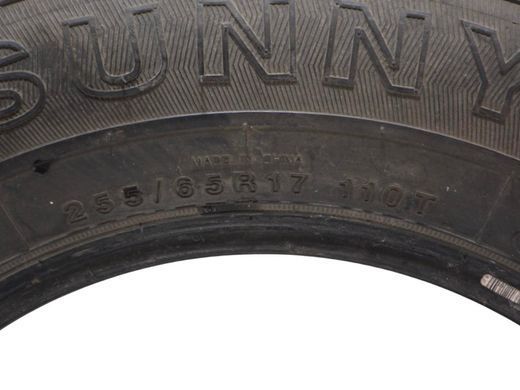 Шина R17 лето SUNNY SN3606, 255/65 110T, Китай, 2018р., S0213, B