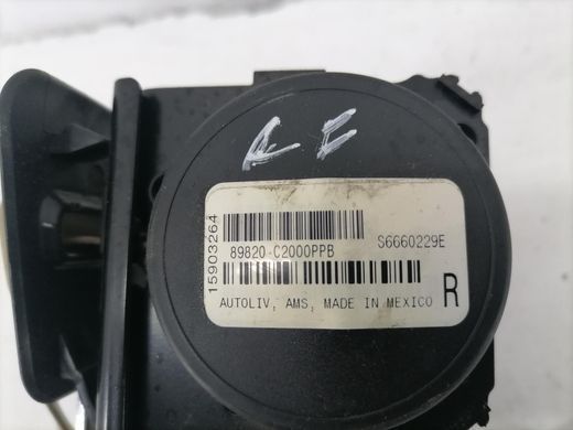 Ремінь безпеки задній правий HYUNDAI SONATA LF 2015-2018 89820C2000PPB, 89820C2000PPB, A