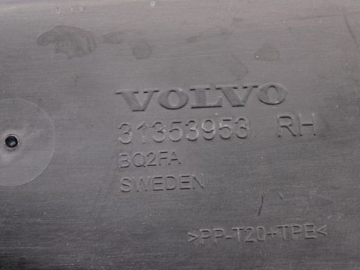 Пыльник переднего крыла правый VOLVO XC90 2015-2019 (32219521) 31353953, 31353953, A