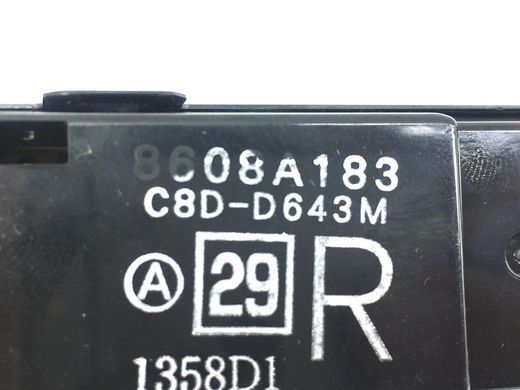 Кнопка включения мотора стеклоподъемника задняя правая CITROEN C-CROSSER 2007-2013 8608A183, 8608A183, A