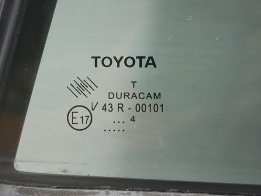 Стекло двери заднее правое TOYOTA VERSO WAR20 2012-2018 68123-0F020, 68123-0F020, A