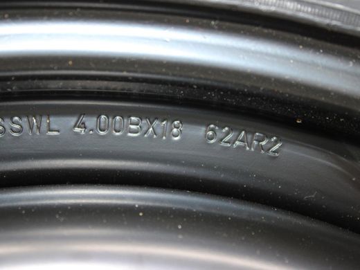 Запаска/Докатка 18 5* LAND ROVER DISCOVERY SPORT L550 2019- (диск 4.00BX18 PCD 5x108 ET15 D63.4, шина Pirelli T155/85R18 115M, Туреччина, 2020р.) LR114533, LR114533, A