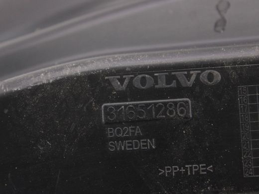 Пильник переднього крила лівий VOLVO S90 SPA 2016-2020 31651286, 31651286, A