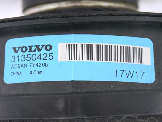 Динамік задній лівий правий VOLVO S90 SPA 2016-2020 31350425, 31350425, A