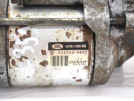 Стартер LAND ROVER FREELANDER 2 L359 2006-2010 (LR007372) 6G9N-11000-MB, 6G9N-11000-MB, A