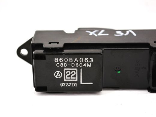 Кнопка включення мотора склопідіймача задня ліва MITSUBISHI OUTLANDER XL 2006-2010 8608A063, 8608A063, A