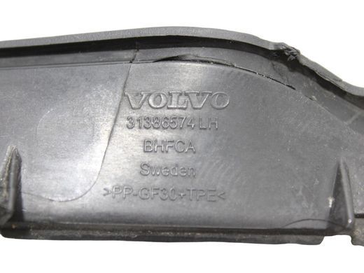 Молдинг лобового скла лівий зовнішній VOLVO S90 SPA 2016-2020 31386574, 31386574, A