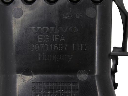 Дефлектор повітряний передній лівий VOLVO V60 Y20 2013-2018 30791697, 30791697, B