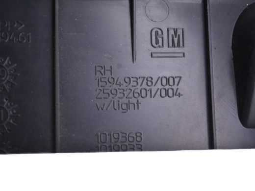 Накладка торпедо нижняя правая GMC TERRAIN 2016-2017 25932601, 25932601, A