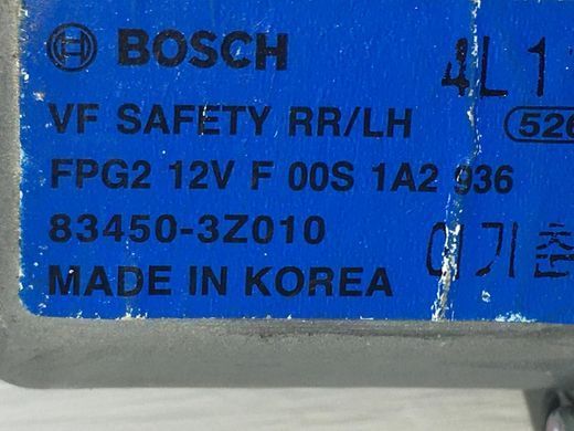 Моторчик склопідйомника задній лівий HYUNDAI I40 2011-2015 83450-3Z010, 83450-3Z010, A