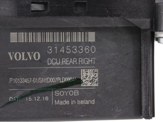 Моторчик стеклоподъемника задний правый VOLVO XC90 2015-2019 (31453360) 31349759, 31349759, A
