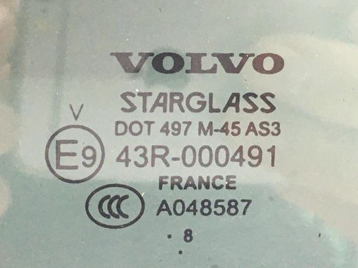 Стекло в кузов заднее правое VOLVO XC60 2008-2013 31298061, 31298061, A
