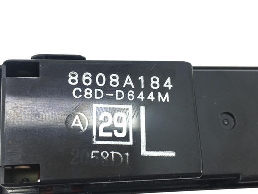 Кнопка включення мотора склопідіймача задня ліва CITROEN C-CROSSER 2007-2013 8608A184, 8608A184, A