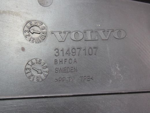 Пильник переднього крила нижній правий VOLVO V60 Y20 2013-2018 31497107, 31497107, A