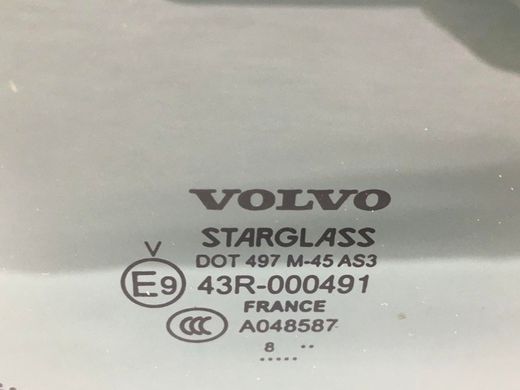 Стекло в кузов заднее левое VOLVO XC60 2008-2013 31335352, 31335352, A