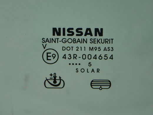 Скло дверей заднє праве NISSAN PATHFINDER R51 2005-2014 82300EB305, 82300EB305, A