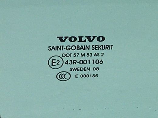 Стекло двери переднее правое VOLVO XC60 2008-2013 31386793, 31386793, A