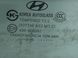 Скло дверей заднє ліве HYUNDAI SANTA FE CM 2006-2009 83410-2B020, 83410-2B020, B